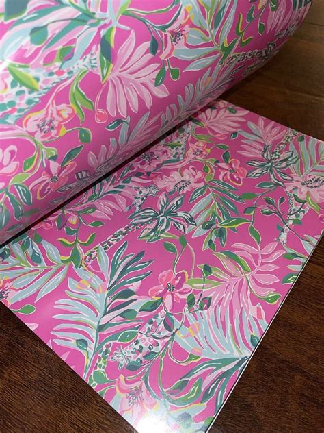 lilly pulitzer wrapping paper